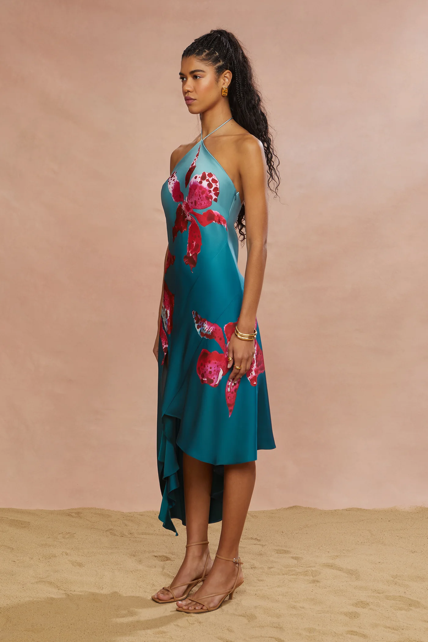 Alohi Placed Print Dress - Image 5