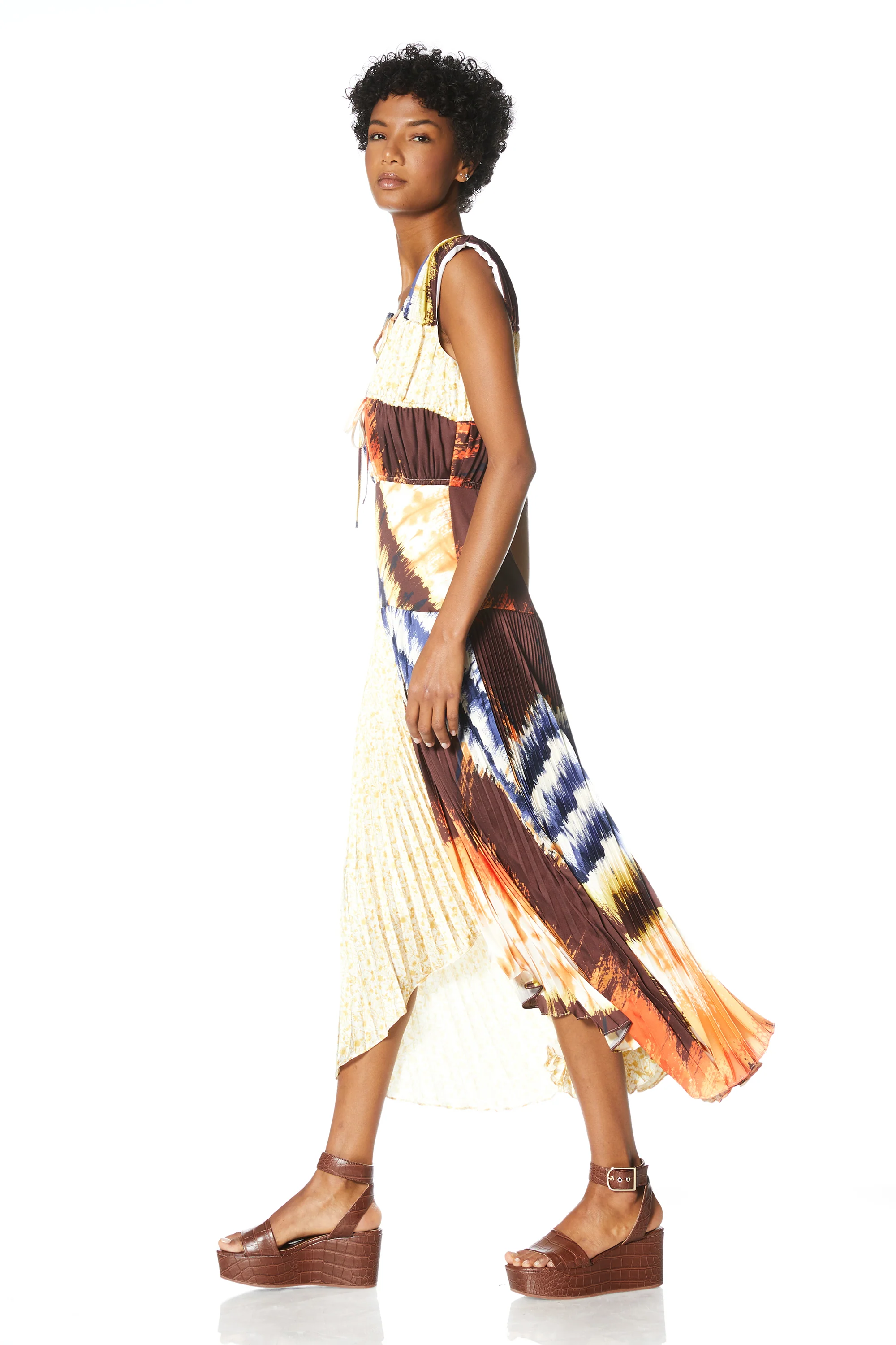 Milan Pleated Dress - Image 2