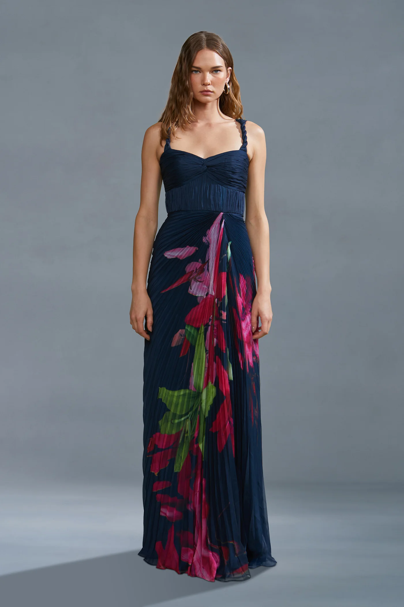 Drea Pleated Gown