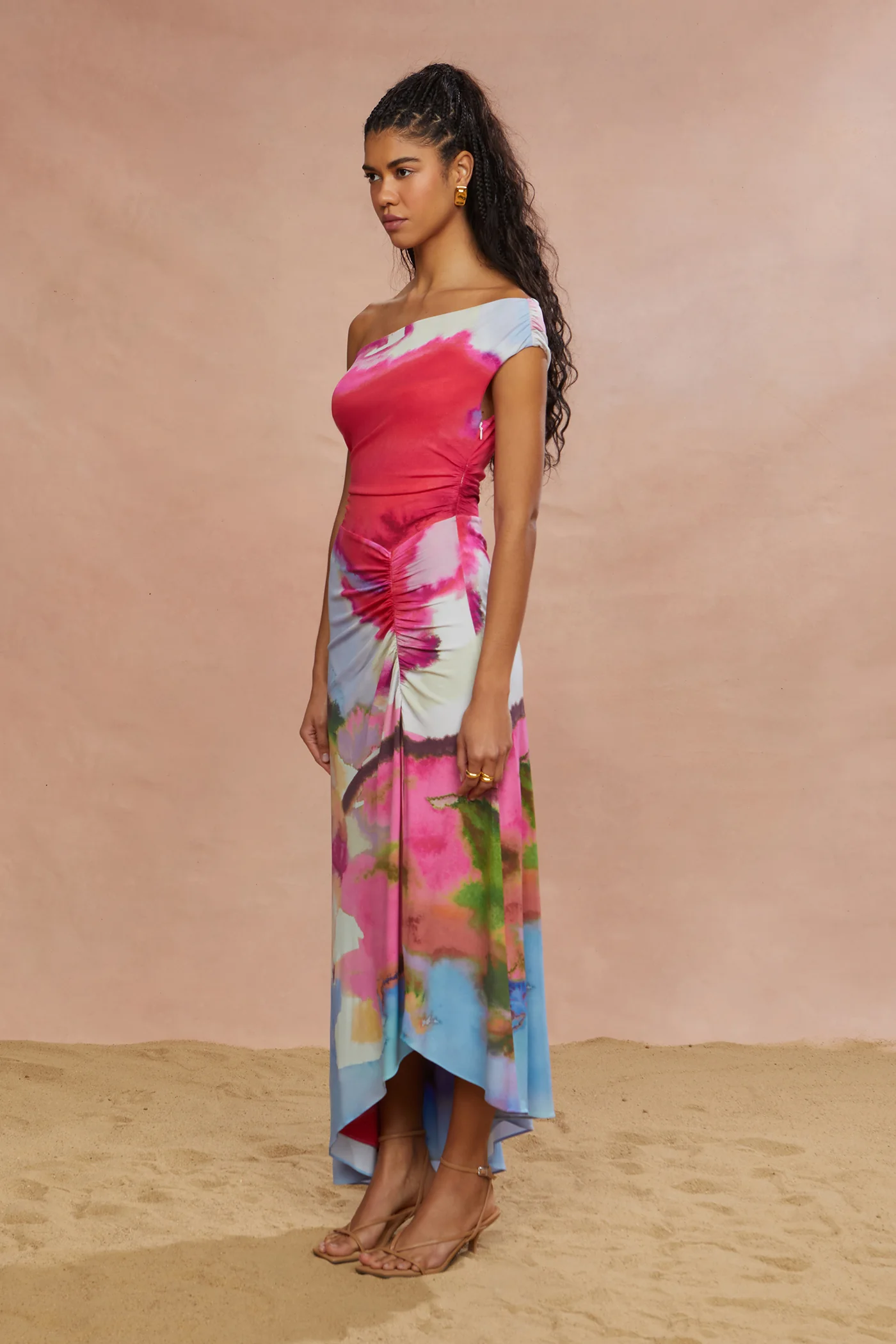 Ella Printed Jersey Dress - Image 7