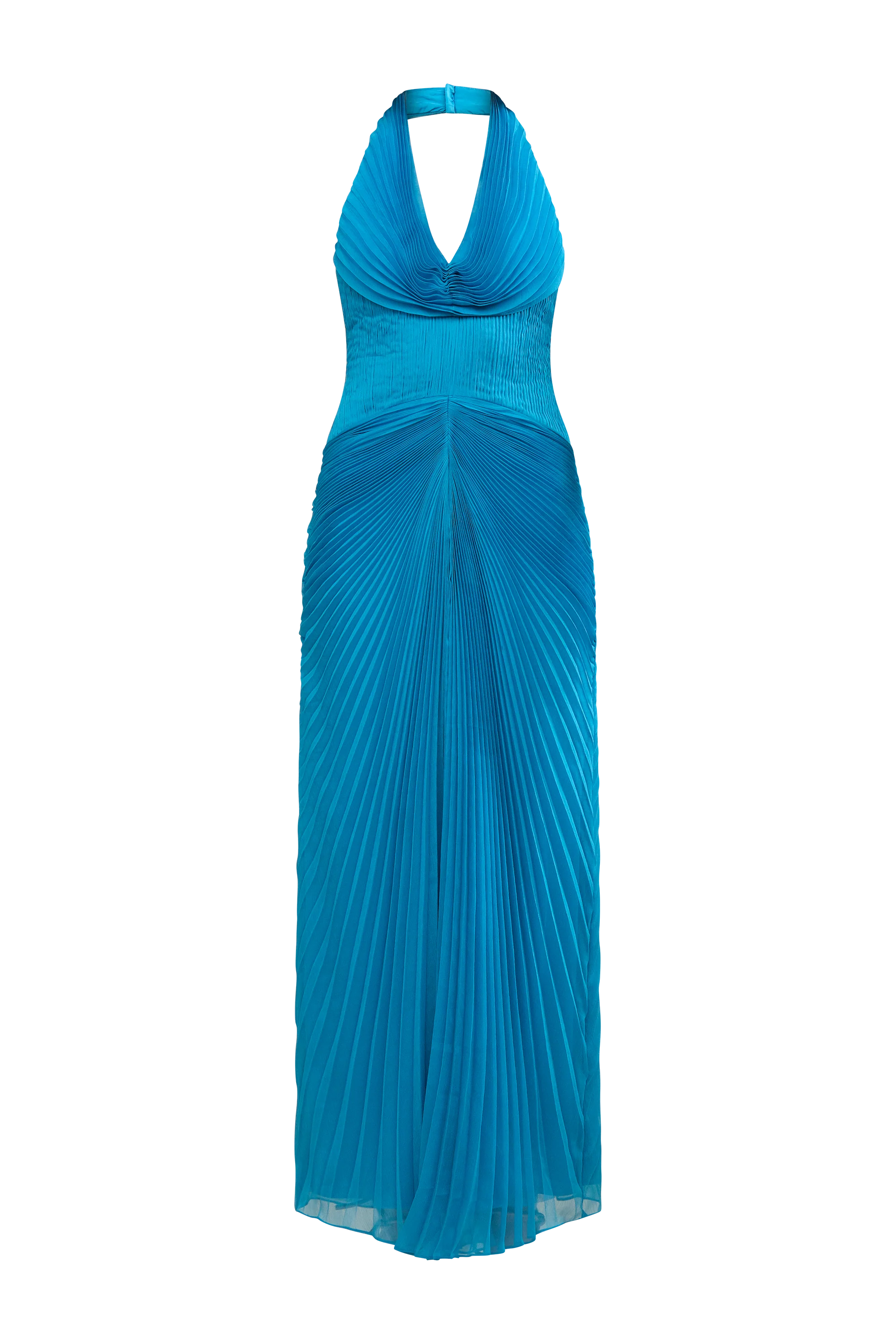 Enly Pleated Ruched Gown - Image 7