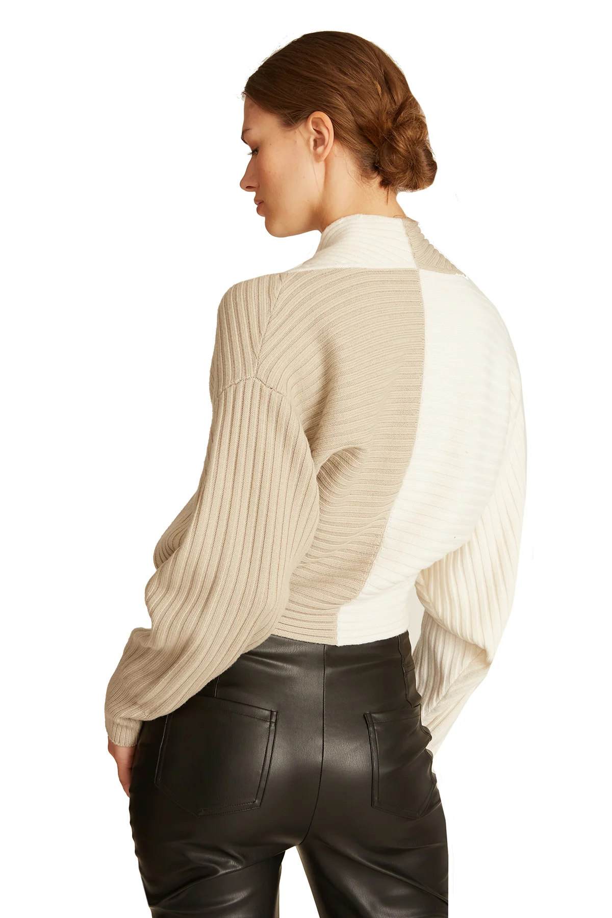 Milena Crop Wool Sweater - Image 2